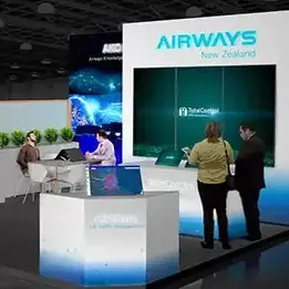 Airspace World 2023 Stand rendering square