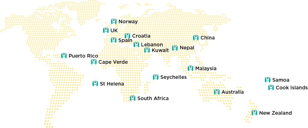 World map with TotalControl Sims